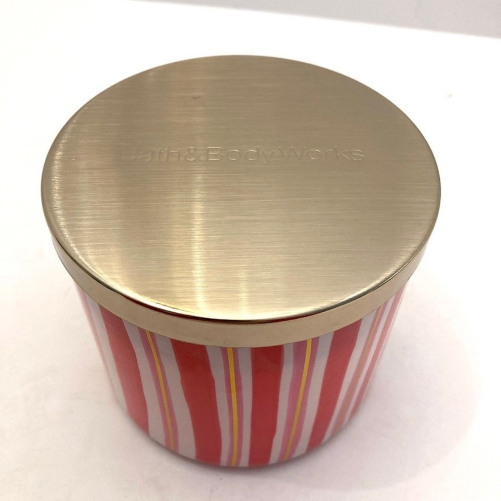 Bath & Body‎ Works Snowy Peach Berry 3 Wick Jar Candle 14.5oz NEW - Picture 5 of 7